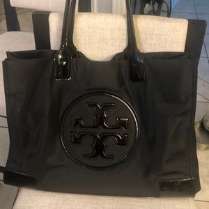 Tory Burch Ella Patent Nylon Tote